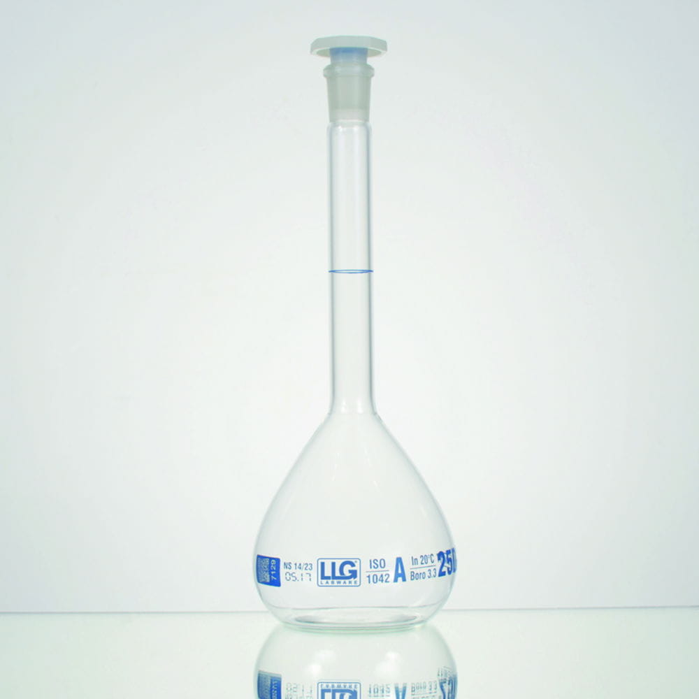 LLG-Volumetric flasks, borosilicate glass 3.3, class A