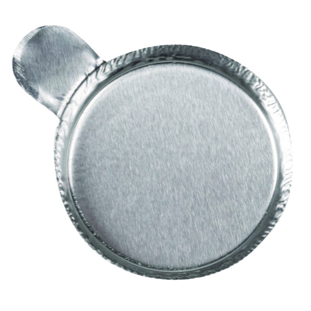 Weighing dishes, aluminium, crinkled walls, with finger tab, certified oil free