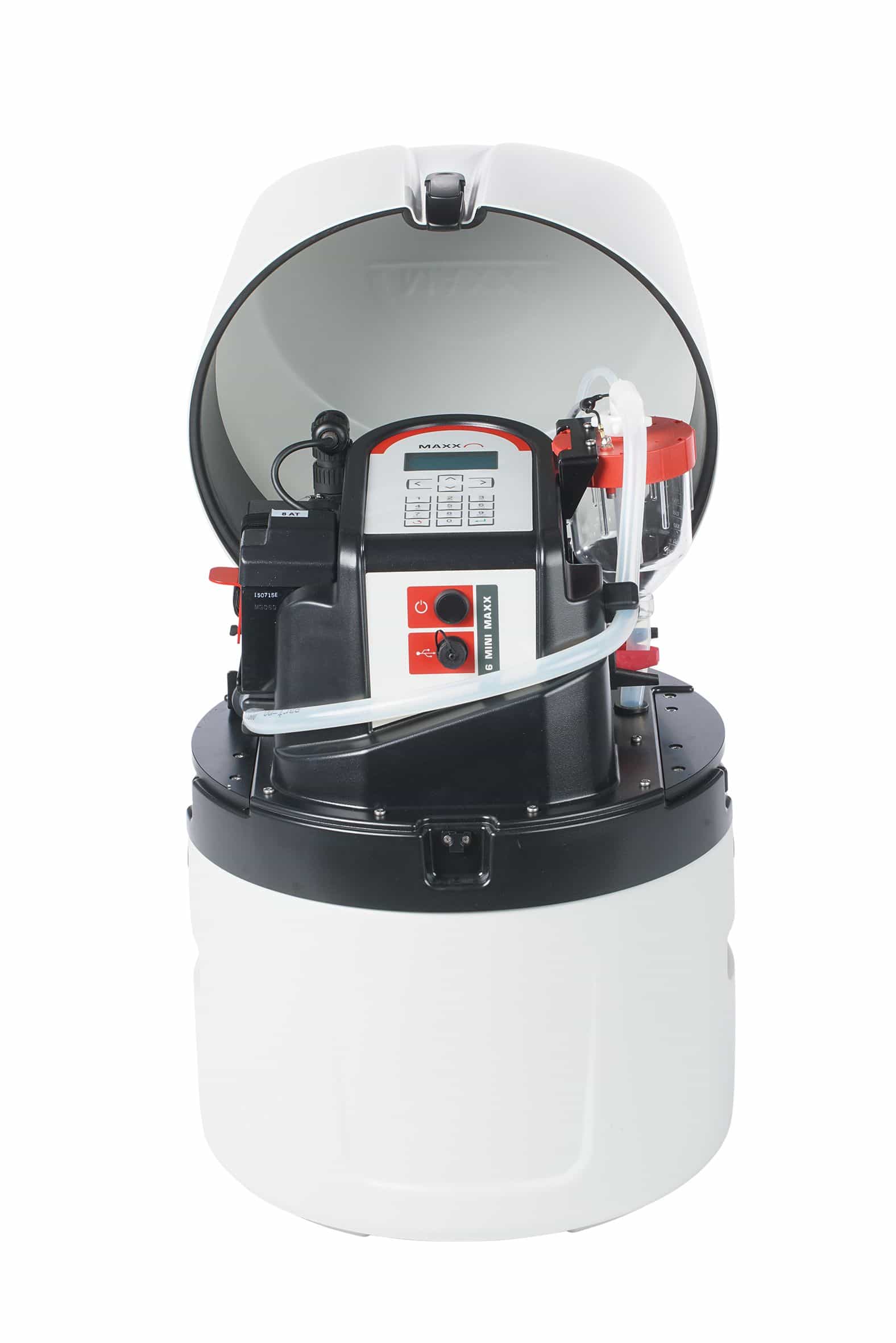 Modell P6 Mini Maxx inkl. 1 x 5 L Glas Behälter