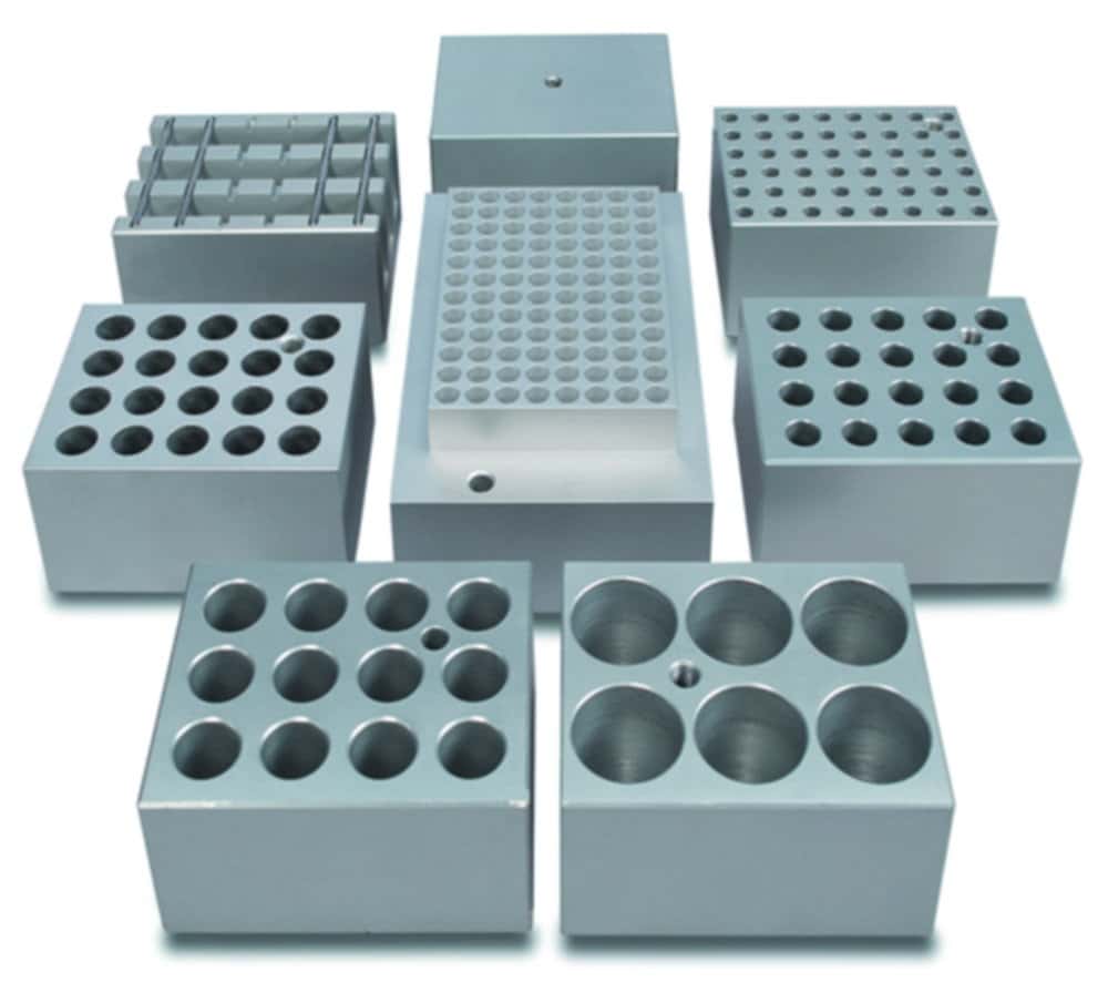 Aluminiumblöcke, für Blockthermostate Serie BH-200