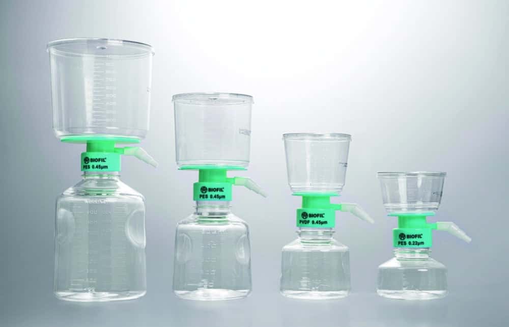 Filter units, PES membrane, sterile | häberle