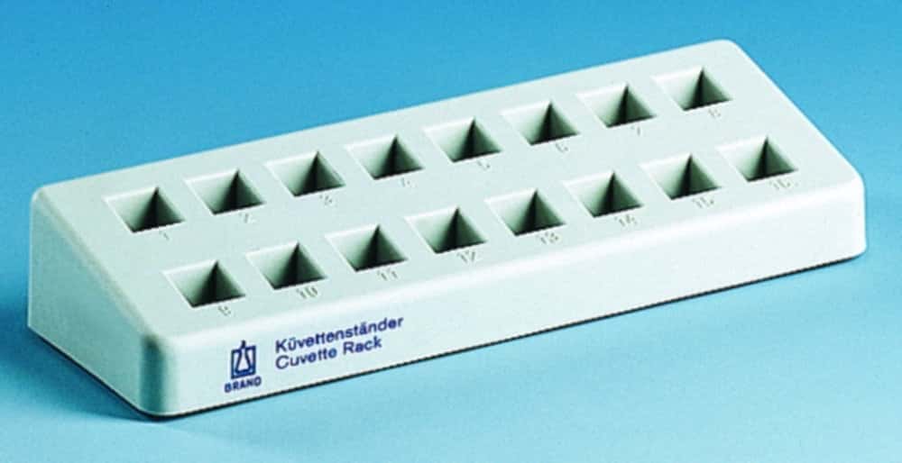 Portoir pour cuve spectrophotomètre, en PP