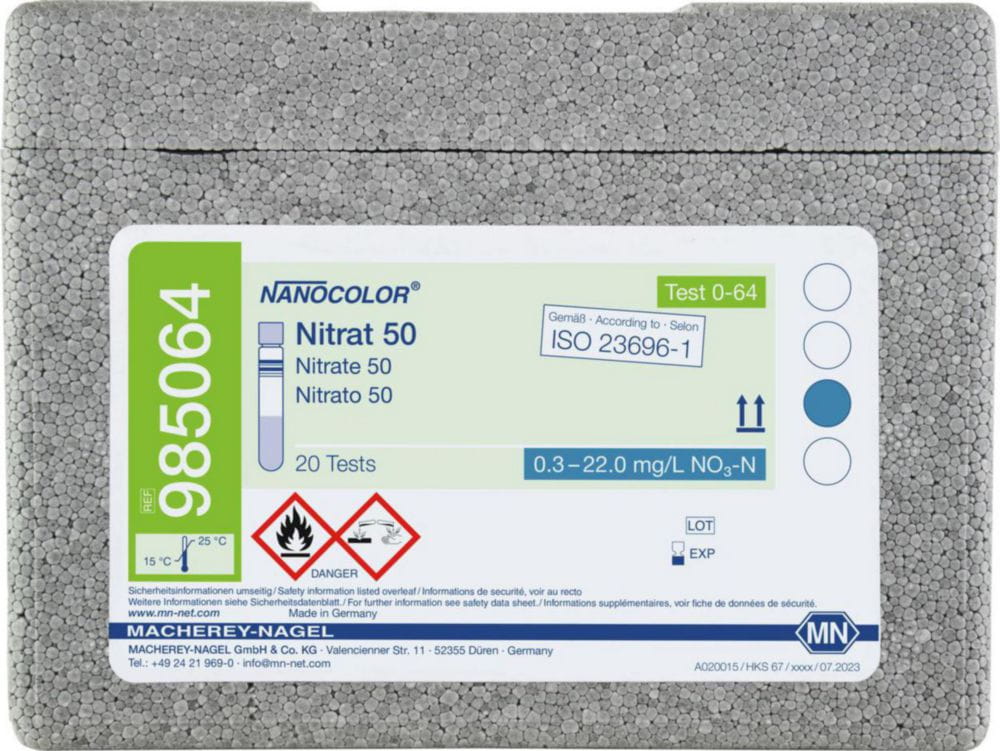 Tube tests NANOCOLOR® Nitrate / Nitrite