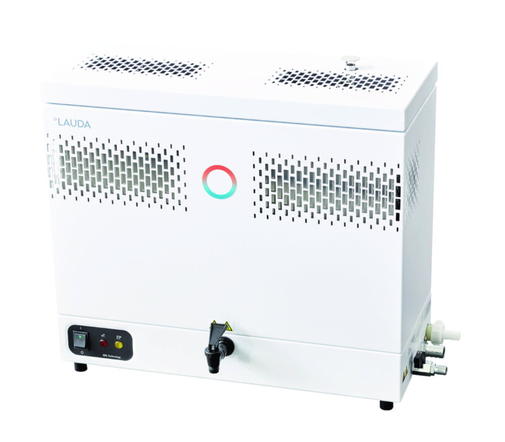 Wasserdestillierapparate Puridest, einstufig, Edelstahl, mit Tank